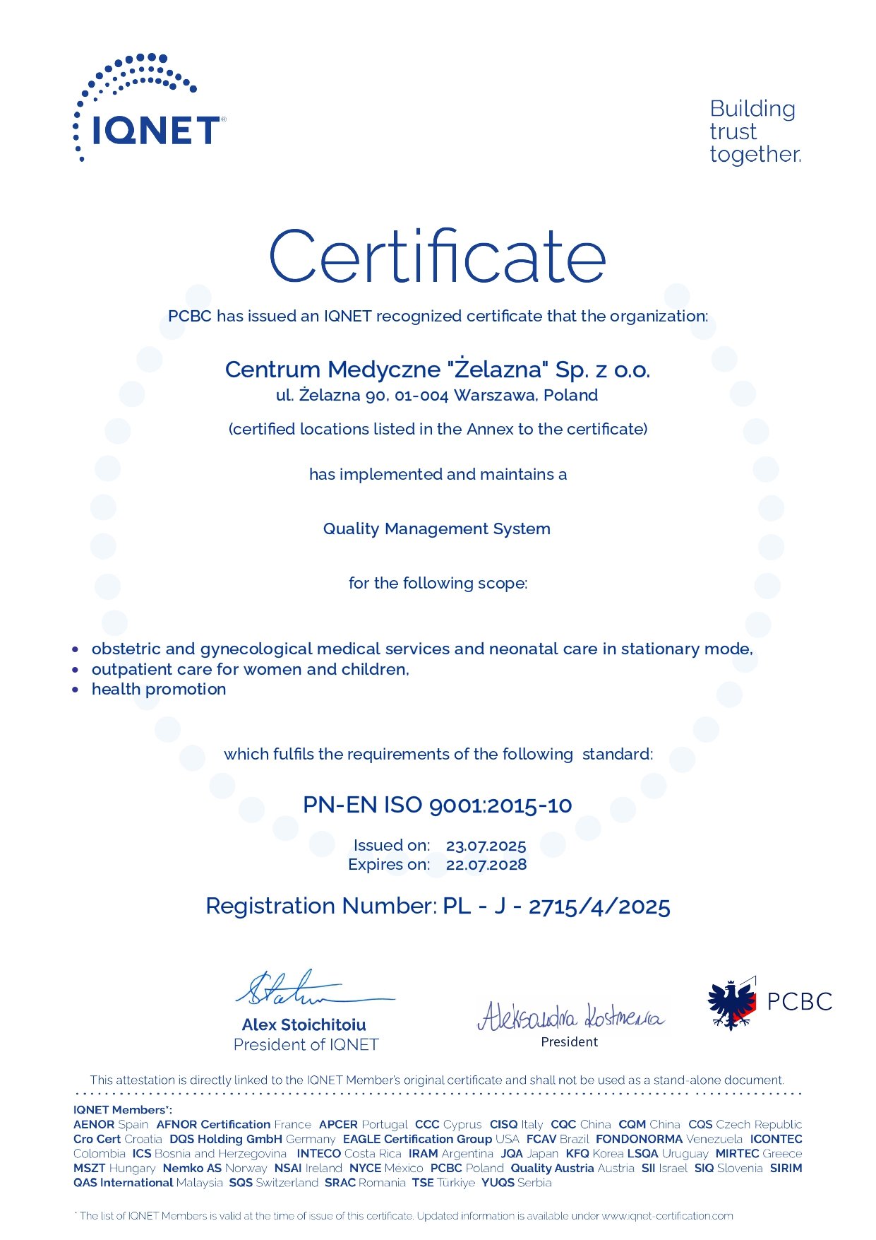 ENG IQNET 9001